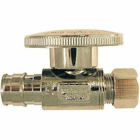 CONBRACO Straight Valves 1/2X1/4 Ch Brass EPXVS1214C